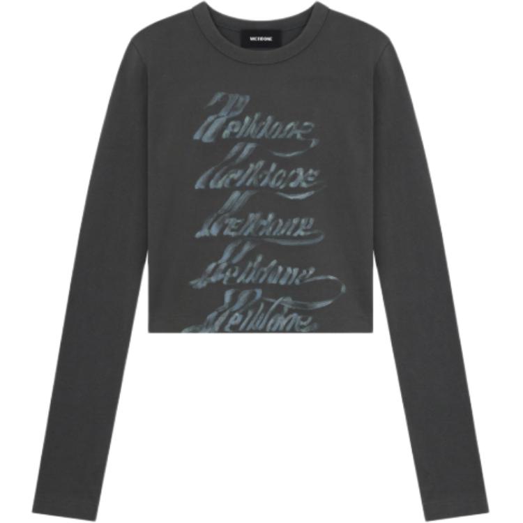 Женская футболка с вшитыми рукавами We11Done, темный серый
Женская футболка с вшитыми рукавами We11Done, темный серый