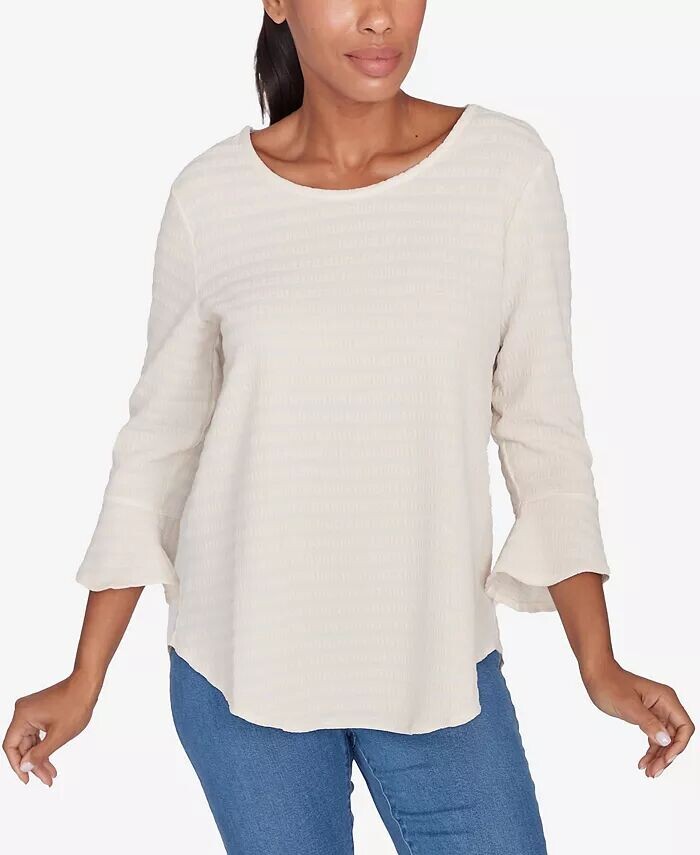 Топ Petite Ballet Neck Luxe со сборками и рукавами-оборками Ruby Rd., слоновая кость/кремовый
Топ Petite Ballet Neck Luxe со сборками и рукавами-оборками Ruby Rd., слоновая кость/кремовый