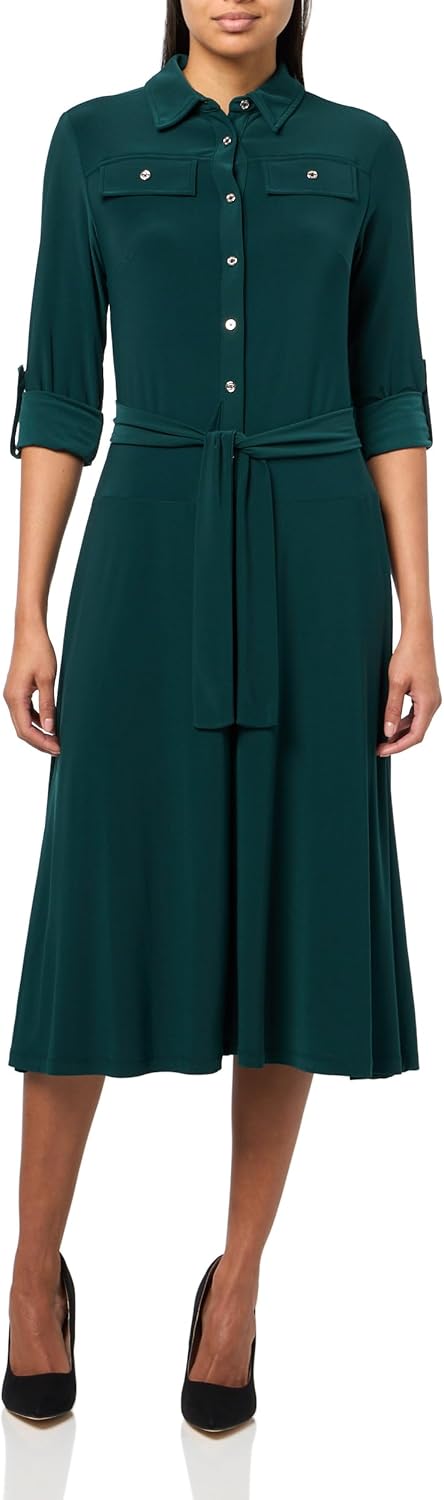 Женское платье-рубашка Tommy Hilfiger из джерси с отворотами, воротником и однотонным лифом, Cypress
Женское платье-рубашка Tommy Hilfiger из джерси с отворотами, воротником и однотонным лифом, Cypress