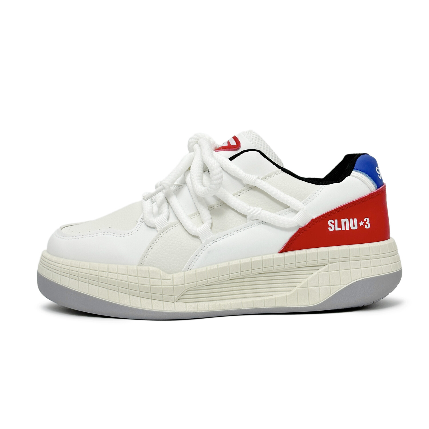 Кроссовки SLnU★3 Skateboarding Shoes Men Low-top White/red, белый/красный 
Кроссовки SLnU★3 Skateboarding Shoes Men Low-top White/red, белый/красный
