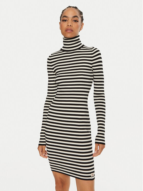 Трикотажное платье приталенного кроя Calvin Klein Jeans, мультиколор
Трикотажное платье приталенного кроя Calvin Klein Jeans, мультиколор