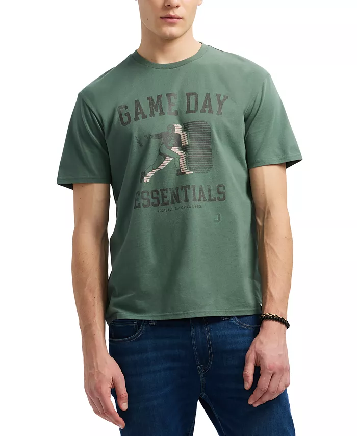 Мужская футболка с коротким рукавом и круглым вырезом Titus Relaxed Fit, принт Game Day Essentials Buffalo David Bitton, зеленый
Мужская футболка с коротким рукавом и круглым вырезом Titus Relaxed Fit, принт Game Day Essentials Buffalo David Bitton, зеленый