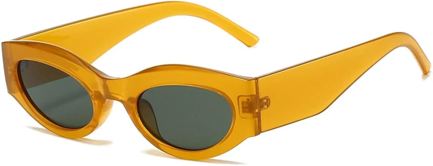 Ретро-солнцезащитные очки «кошачий глаз» желейного цвета для женщин, модные овальные очки с широкими дужками для мужчин, панк-стиль, защита от УФ-излучения UV400 HHZZYVY, Orange Dark Green
Ретро-солнцезащитные очки «кошачий глаз» желейного цвета для женщин, модные овальные очки с широкими дужками для мужчин, панк-стиль, защита от УФ-излучения UV400 HHZZYVY, Orange Dark Green