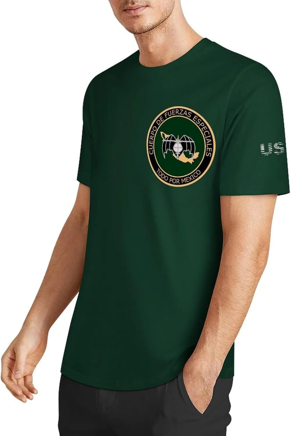 Футболка с принтом Cuerpo De Fuerzas Especiales De Mexico, хлопок, короткий рукав Eafxzmlrq
Футболка с принтом Cuerpo De Fuerzas Especiales De Mexico, хлопок, короткий рукав Eafxzmlrq