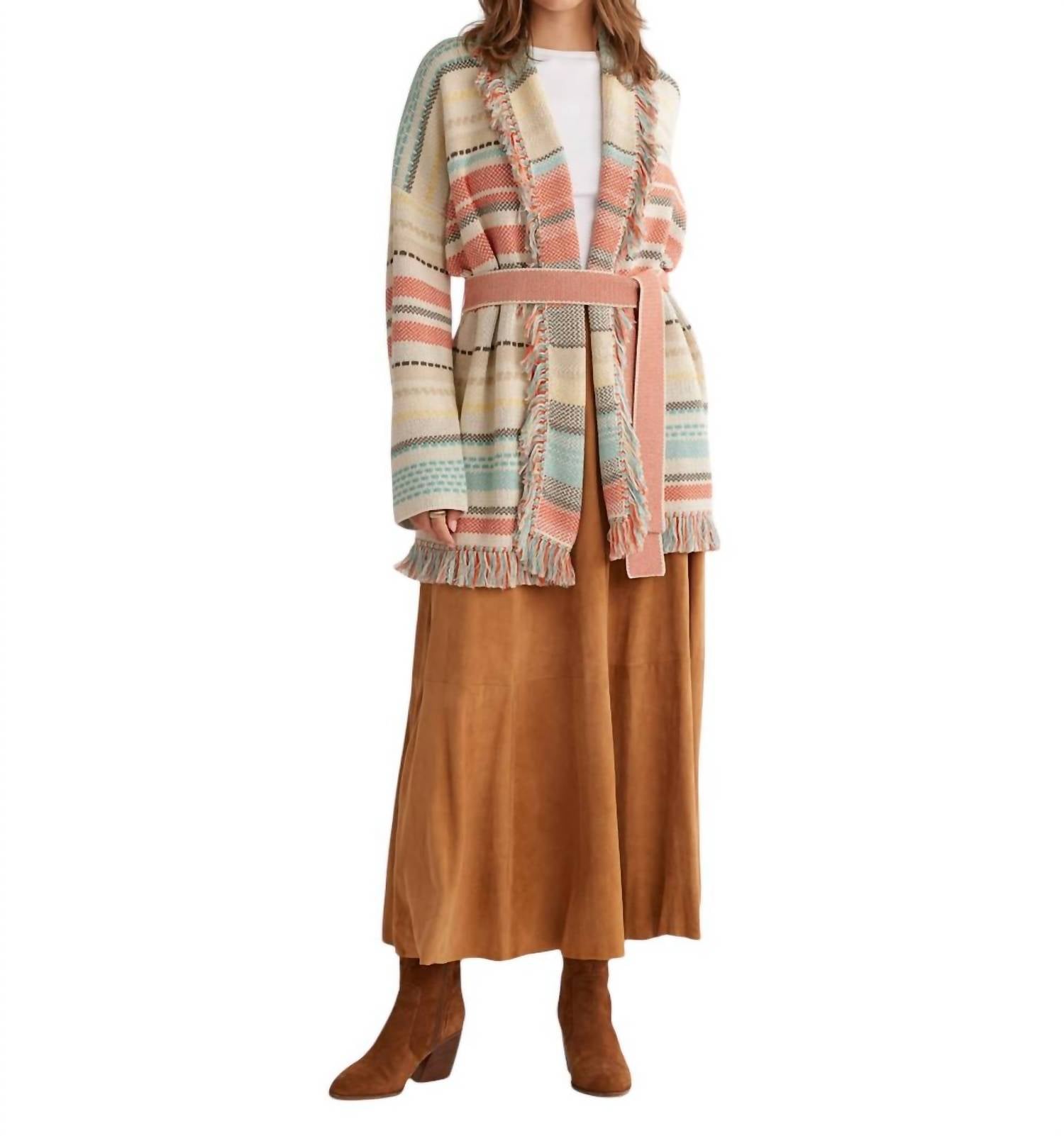 Кардиган Columbia с воротником-шалью в полоску цвета песочной ракушки PENDLETON, цвет sandshell multi stripe
Кардиган Columbia с воротником-шалью в полоску цвета песочной ракушки PENDLETON, цвет sandshell multi stripe