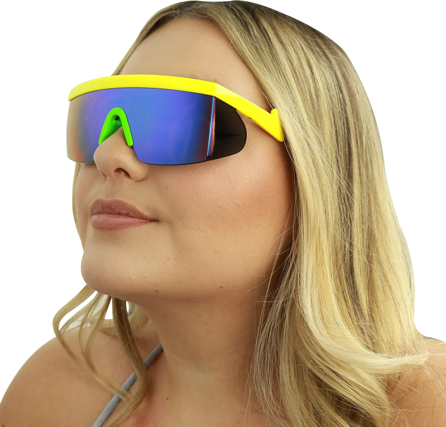 Солнцезащитные очки ShadyVEU Semi Rimless в стиле 80-х: ретро, неоновые зеркальные, радужные, красочные, с зигзагообразным рисунком, в стиле рейв, Pink Frame
Солнцезащитные очки ShadyVEU Semi Rimless в стиле 80-х: ретро, неоновые зеркальные, радужные, красочные, с зигзагообразным рисунком, в стиле рейв, Pink Frame