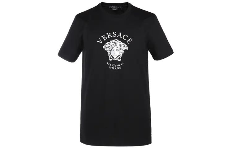 VERSACE Футболка мужская черная, Черный, VERSACE Футболка мужская черная
VERSACE Футболка мужская черная, Черный, VERSACE Футболка мужская черная