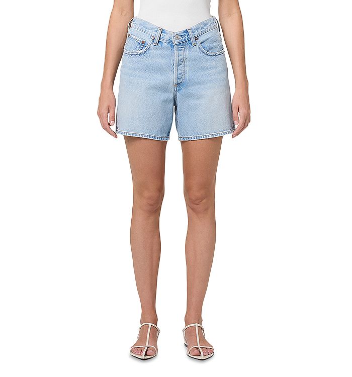 V-образные джинсовые шорты средней посадки Backbeat AGOLDE, синий
V-образные джинсовые шорты средней посадки Backbeat AGOLDE, синий