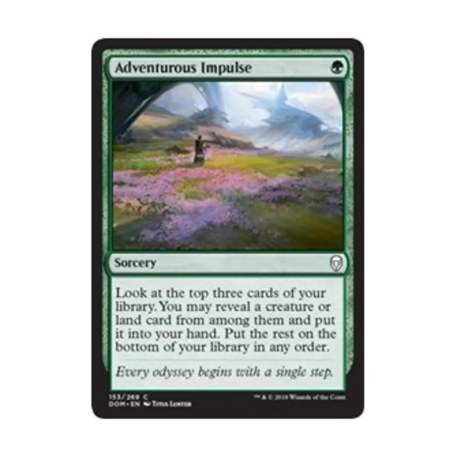 CCG Авантюрный импульс (C), MTG - Dominaria 
CCG Авантюрный импульс (C), MTG - Dominaria