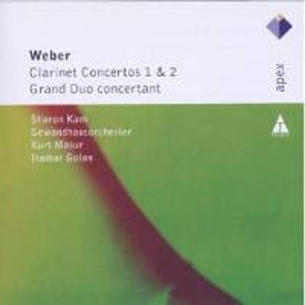 Диск CD Weber: Clarinet Concertos 1 & 2 / Grand Duo Concertant - Carl Maria von Weber, Kurt Masur, Sharon Kam, Itamar Golan, Leipzig Gewandhaus Orchestra
Диск CD Weber: Clarinet Concertos 1 & 2 / Grand Duo Concertant - Carl Maria von Weber, Kurt Masur, Sharon Kam, Itamar Golan, Leipzig Gewandhaus Orchestra