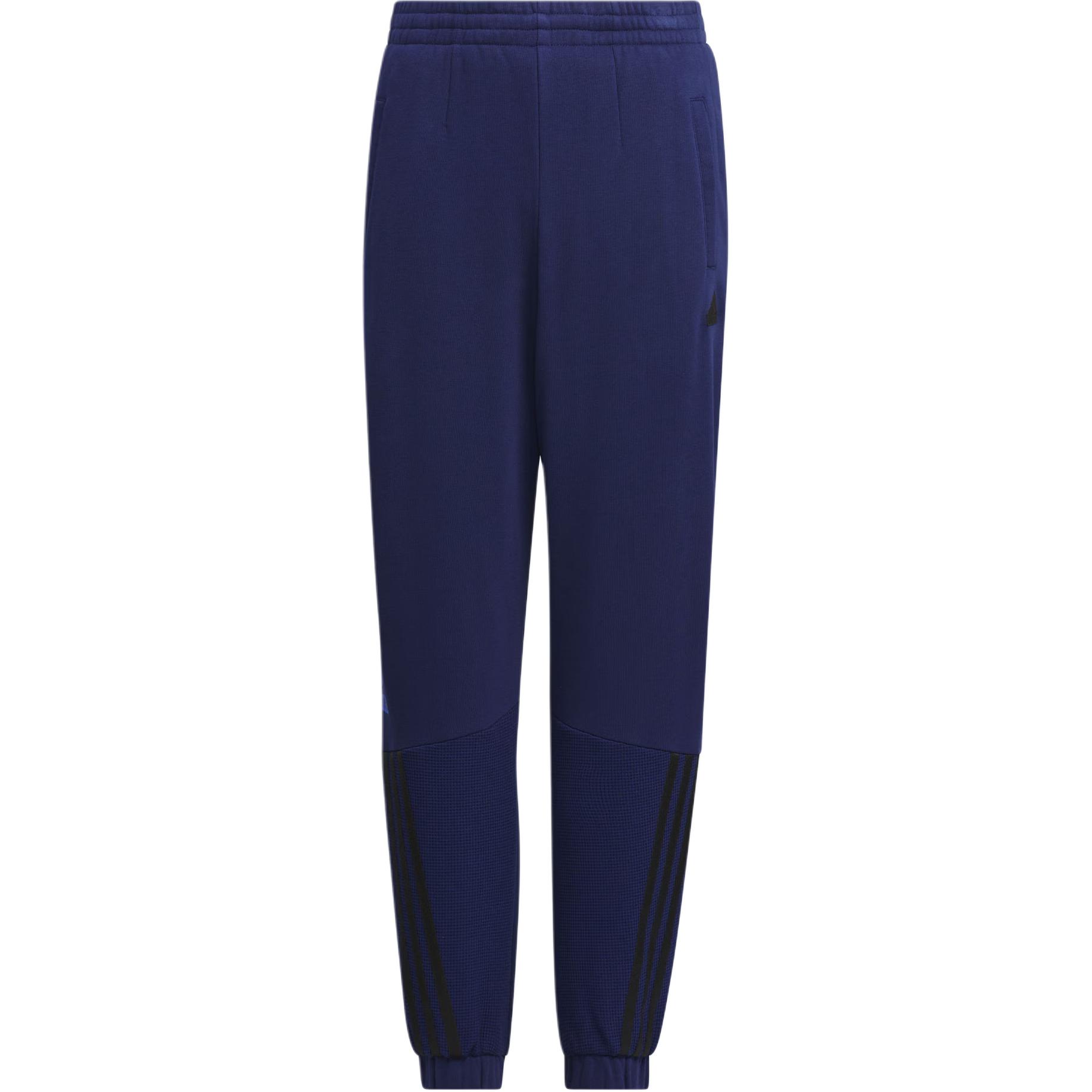 Трикотажные спортивные штаны для подростков Тёмно-синие Adidas
Трикотажные спортивные штаны для подростков Тёмно-синие Adidas