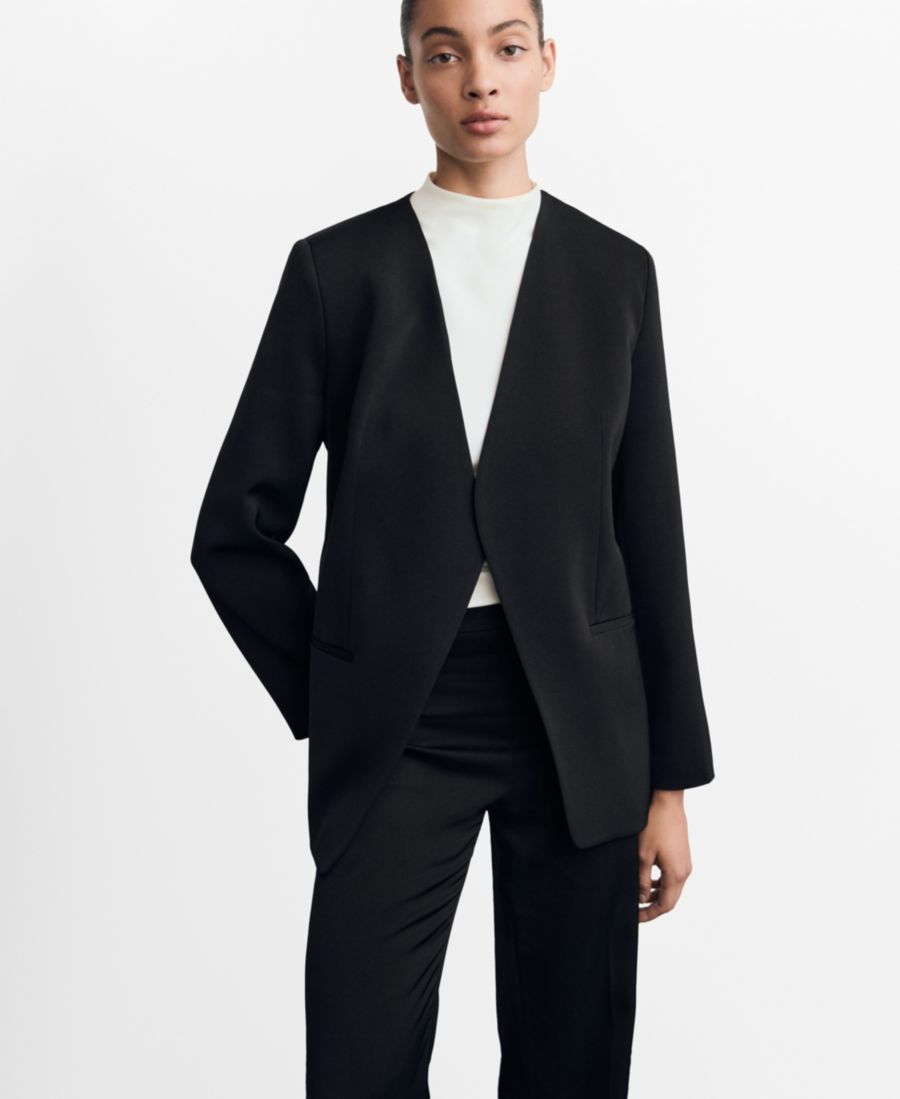 Женский двубортный пиджак MANGO, Black
Женский двубортный пиджак MANGO, Black