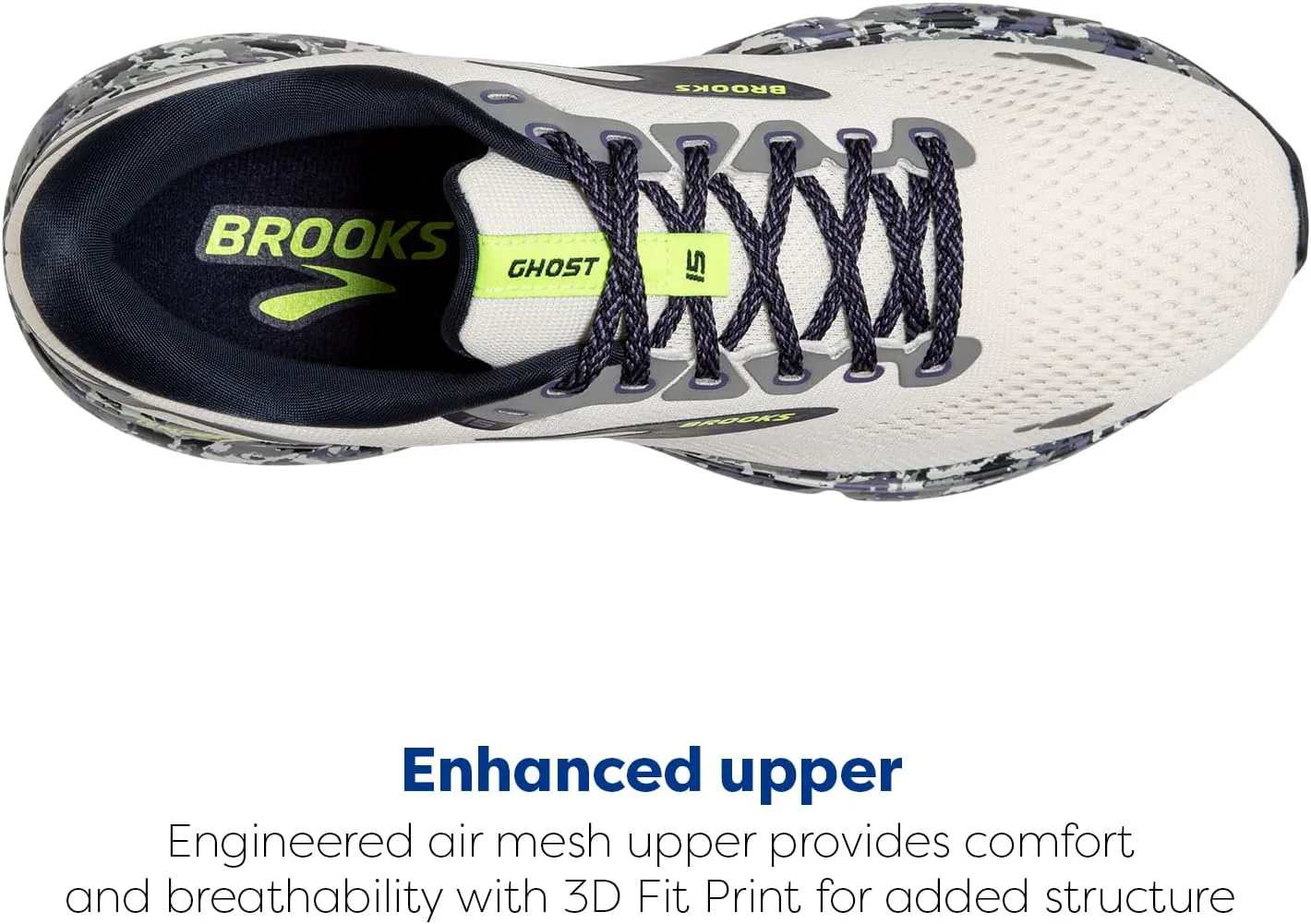 Мужские кроссовки для бега Brooks Ghost 15 с нейтральной поддержкой, белый
Мужские кроссовки для бега Brooks Ghost 15 с нейтральной поддержкой, белый