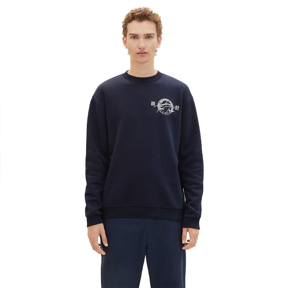 Свитер Tom Tailor 1039496 College Print Crew Neck, синий
Свитер Tom Tailor 1039496 College Print Crew Neck, синий