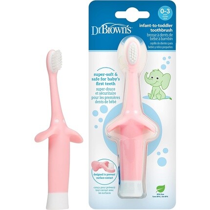 Зубная щетка Dr Brown'S Options Розовый слон, Dr. Brown'S
Зубная щетка Dr Brown'S Options Розовый слон, Dr. Brown'S