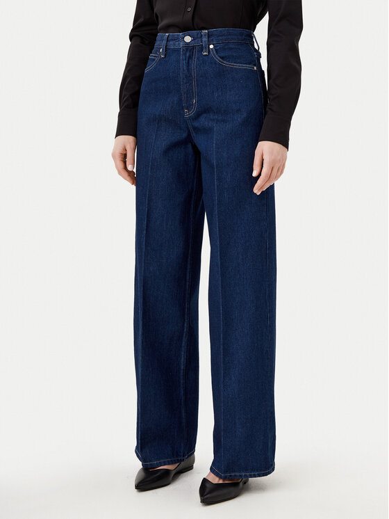 Джинсы с широкими штанинами K20K208253 Calvin Klein, синий
Джинсы с широкими штанинами K20K208253 Calvin Klein, синий