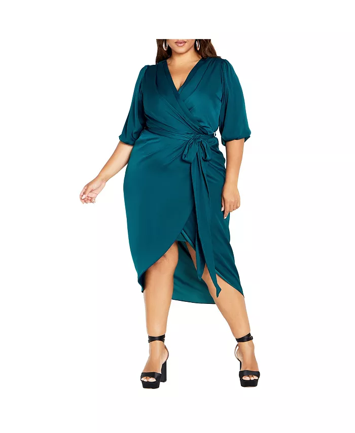 Платье с роскошными рукавами до локтя Plus Size Opulent Elbow Sleeve Dress CITY CHIC, синий
Платье с роскошными рукавами до локтя Plus Size Opulent Elbow Sleeve Dress CITY CHIC, синий