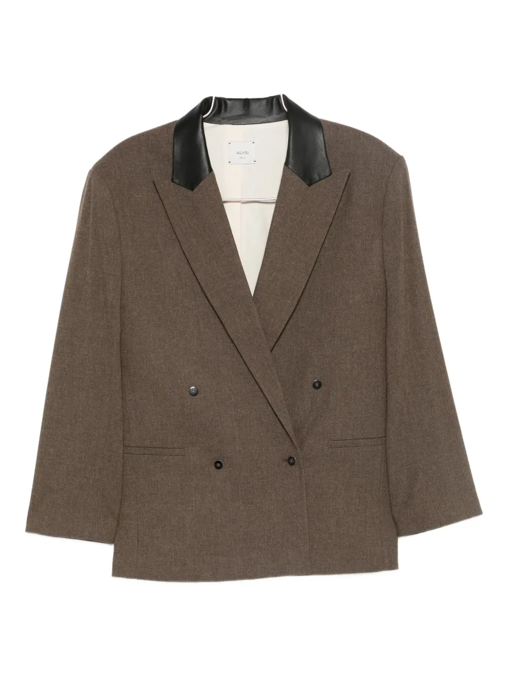 Двубортный пиджак Alysi, коричневый
Двубортный пиджак Alysi, коричневый