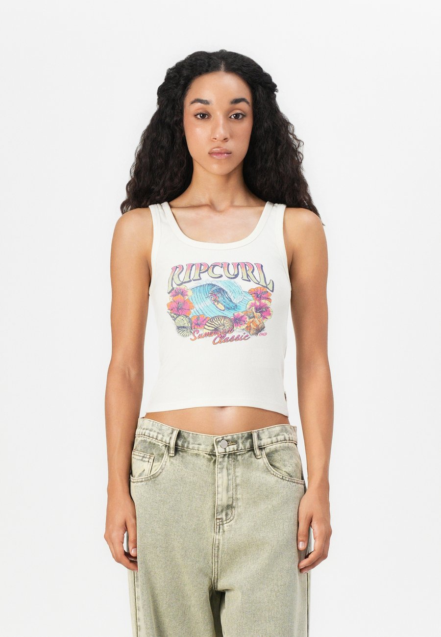 Топ Rip Curl HAWAII STANDARD RIBBED TANK, Bone/Off-White
Топ Rip Curl HAWAII STANDARD RIBBED TANK, Bone/Off-White