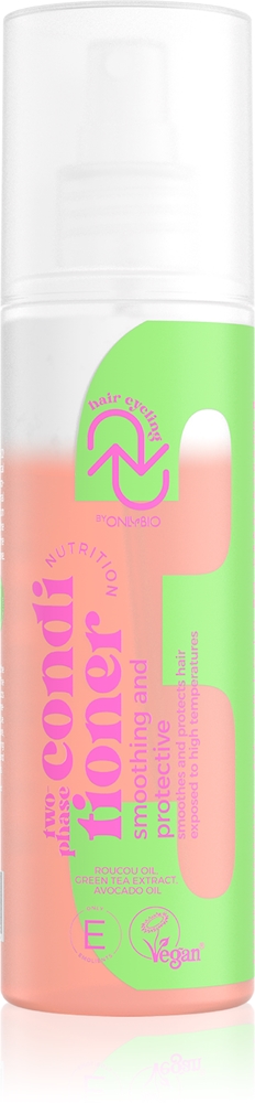 Двухфазный кондиционер Hair Cycling Nutrition, разглаживающий и восстанавливающий средство для поврежденных волос Onlybio, 200 мл
Двухфазный кондиционер Hair Cycling Nutrition, разглаживающий и восстанавливающий средство для поврежденных волос Onlybio, 200 мл