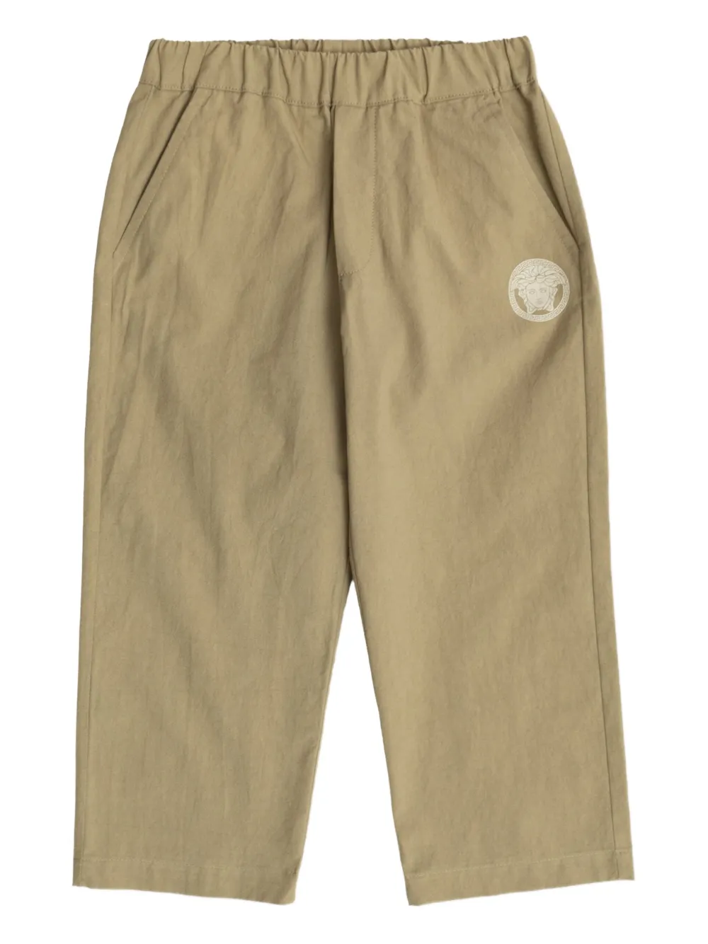 Брюки с эластичным поясом Versace Kids, нейтральный
Брюки с эластичным поясом Versace Kids, нейтральный