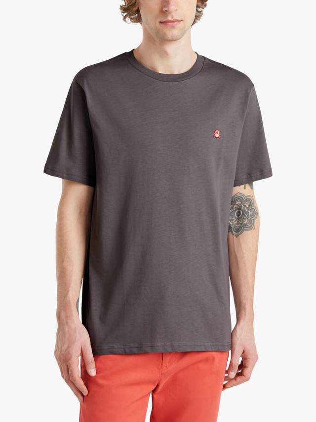 Хлопчатобумажная футболка обычного покроя с коротким рукавом Benetton, цвет Matte Grey
Хлопчатобумажная футболка обычного покроя с коротким рукавом Benetton, цвет Matte Grey