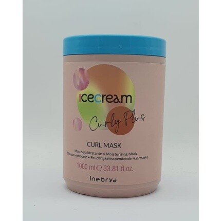 Увлажняющая маска Ice Cream Curly Plus 1000мл, Inebrya
Увлажняющая маска Ice Cream Curly Plus 1000мл, Inebrya