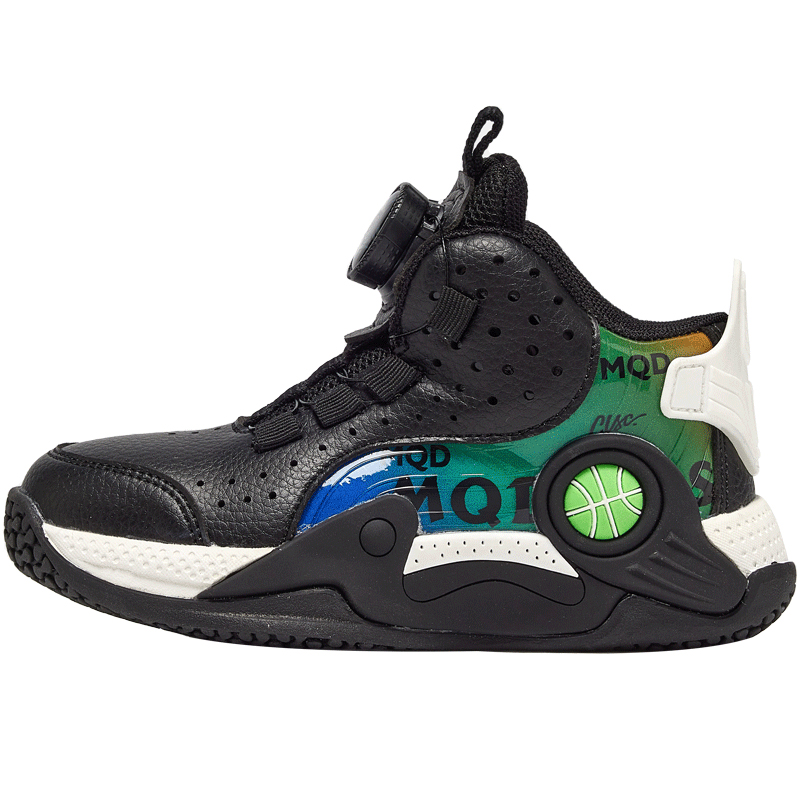 Баскетбольные кроссовки средней высоты с противоскользящими амортизаторами и износостойкими свойствами для детей MQD, черный
Баскетбольные кроссовки средней высоты с противоскользящими амортизаторами и износостойкими свойствами для детей MQD, черный