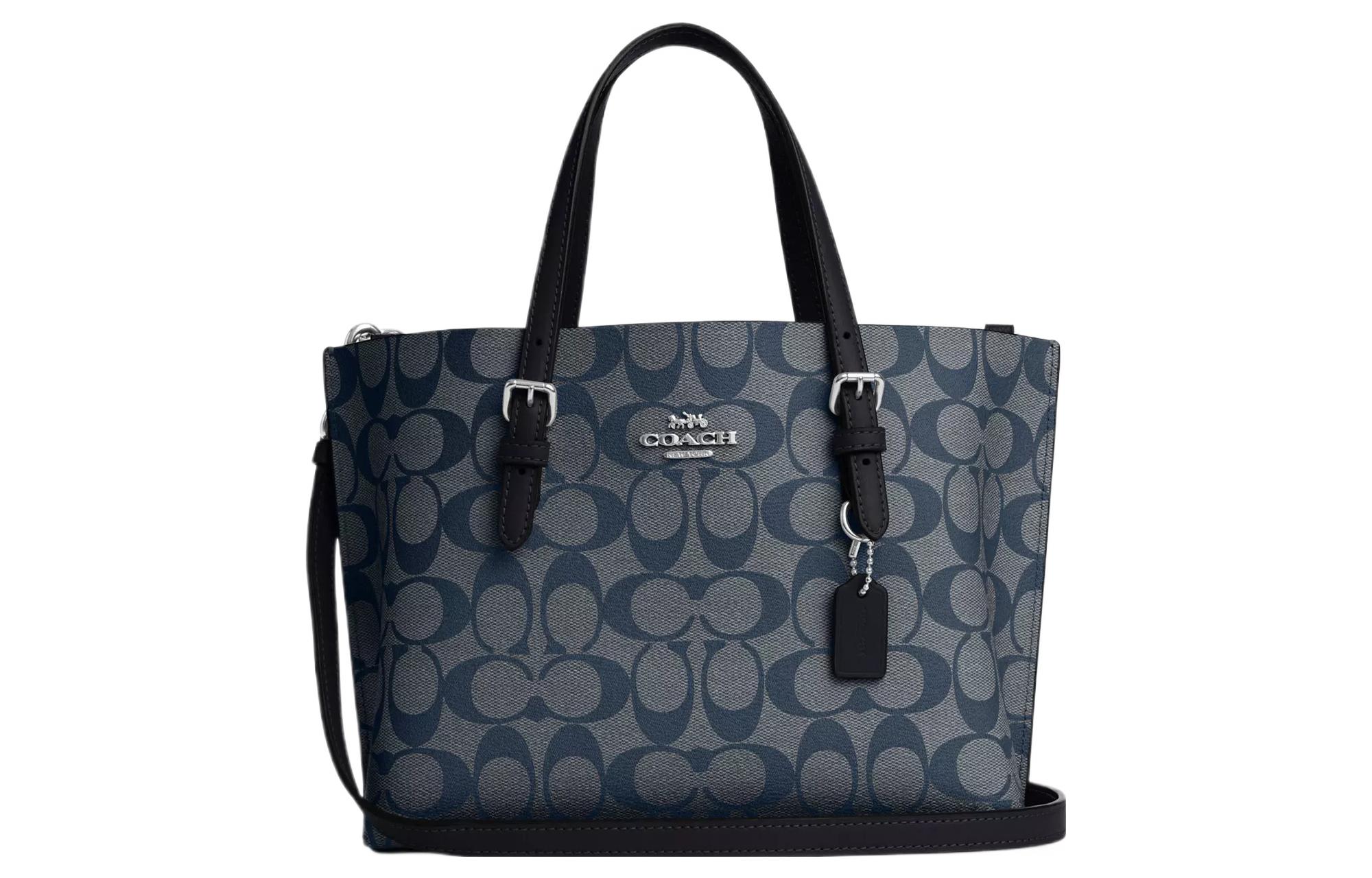 Сумка-шоппер Mollie из прорезиненной ткани с кожаными деталями, средний размер, для женщин, серебристый деним, темно-синий
Сумка-шоппер Mollie из прорезиненной ткани с кожаными деталями, средний размер, для женщин, серебристый деним, темно-синий