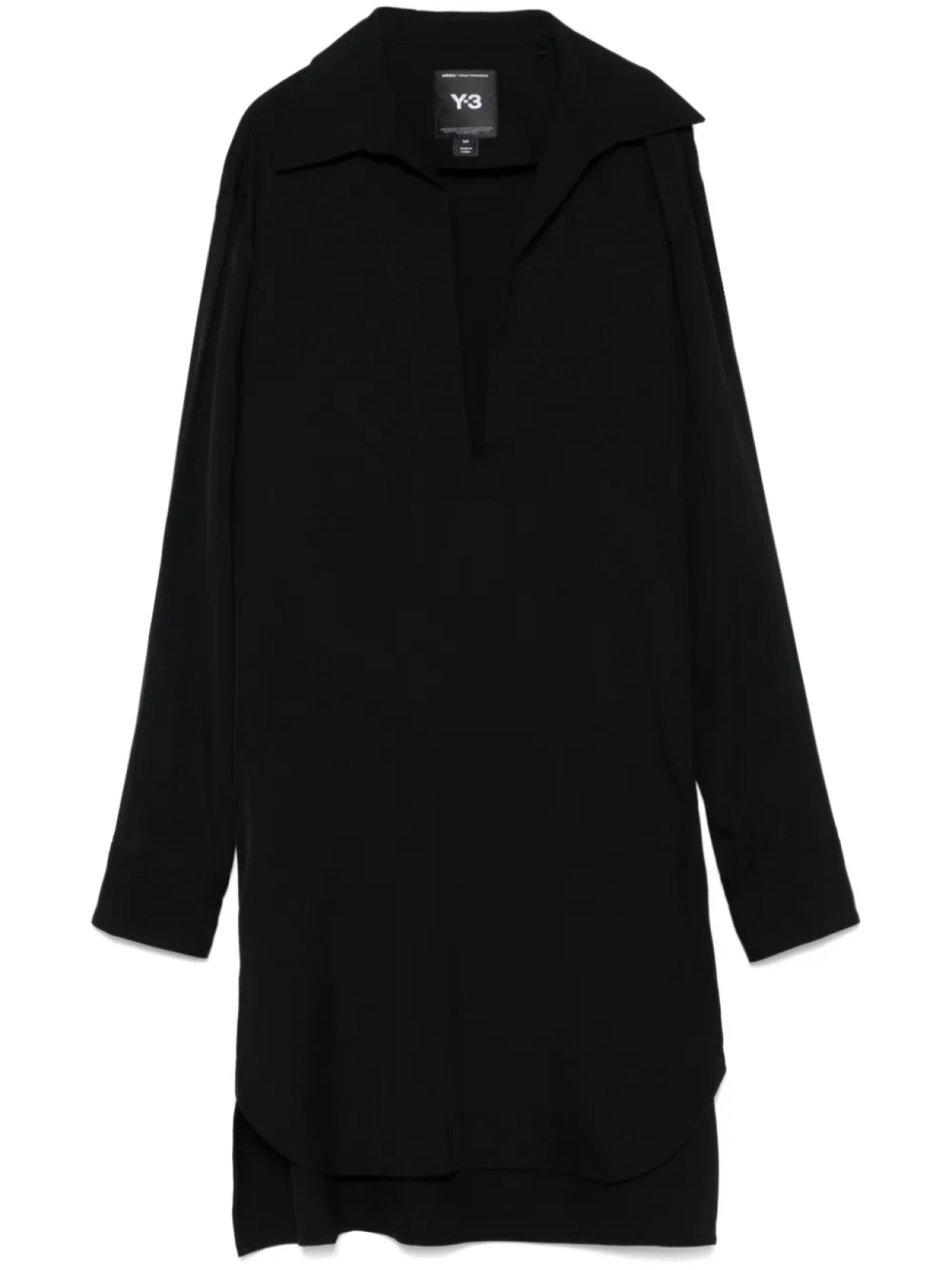 Рубашка Y-3 с заостренным плоским воротником, черный
Рубашка Y-3 с заостренным плоским воротником, черный