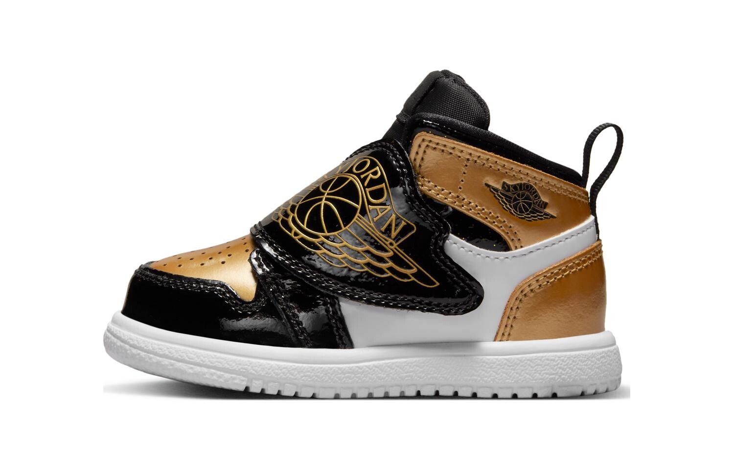 Кроссовки Jordan Sky Jordan 1 Mid Black Metallic Gold White TD
Кроссовки Jordan Sky Jordan 1 Mid Black Metallic Gold White TD