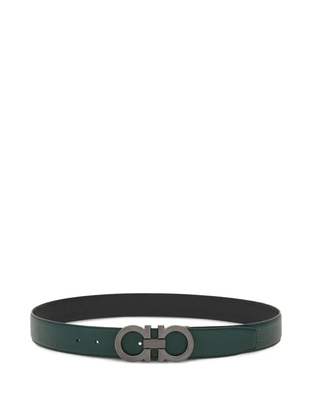 Ремень с декором Gancini Ferragamo, зеленый
Ремень с декором Gancini Ferragamo, зеленый