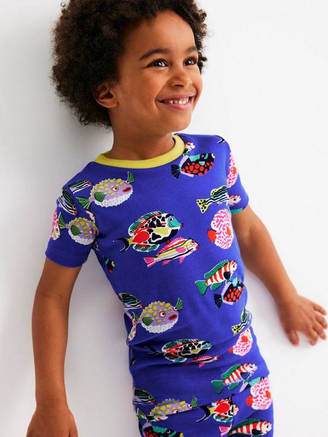 Детский уютный короткий комплект пижамы Mini Boden, Blue Heron Fish
Детский уютный короткий комплект пижамы Mini Boden, Blue Heron Fish