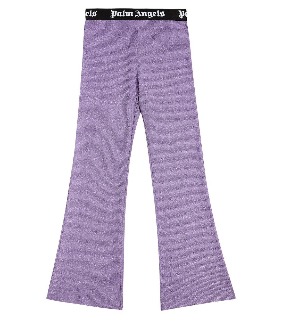 Расклешенные брюки ребристой вязки с высокой посадкой Palm Angels Kids, фиолетовый
Расклешенные брюки ребристой вязки с высокой посадкой Palm Angels Kids, фиолетовый