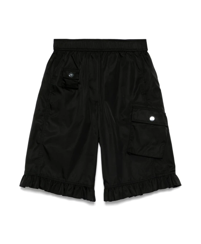 Черные нейлоновые шорты Ganni, черный
Черные нейлоновые шорты Ganni, черный