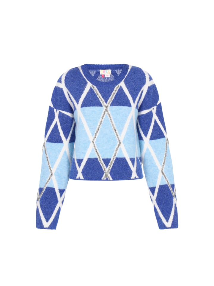 Женский свитер темно-синего цвета IZIA
Женский свитер темно-синего цвета IZIA