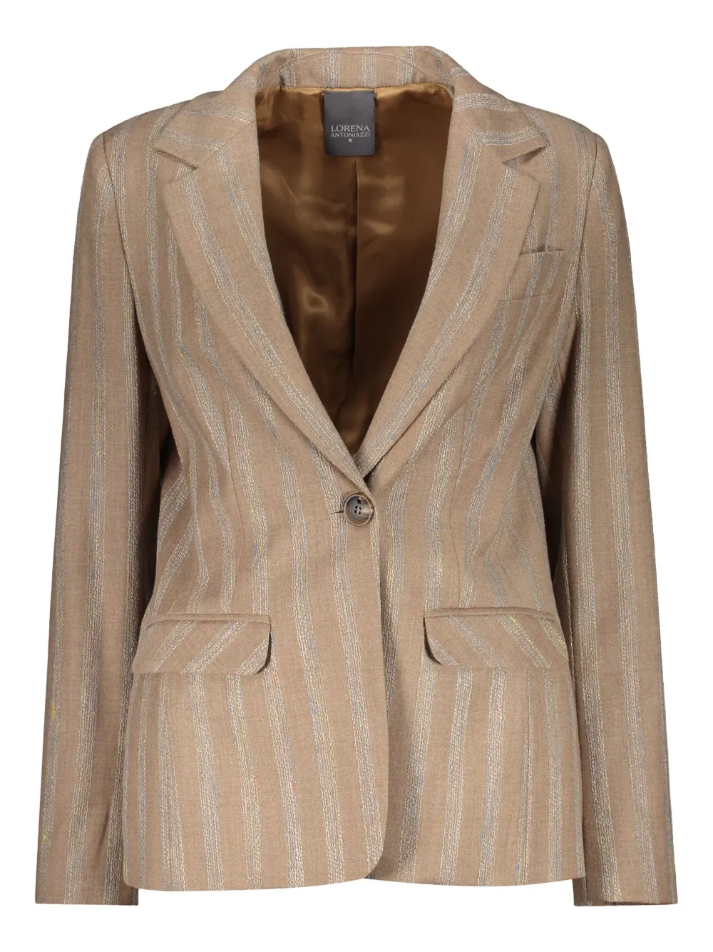 Пиджак в полоску Lorena Antoniazzi, нейтральный
Пиджак в полоску Lorena Antoniazzi, нейтральный