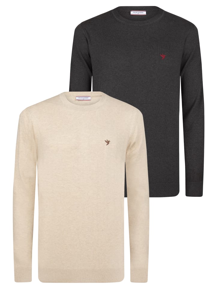 Felix Hardy Свитер бежево-антрацитового цвета
Felix Hardy Свитер бежево-антрацитового цвета