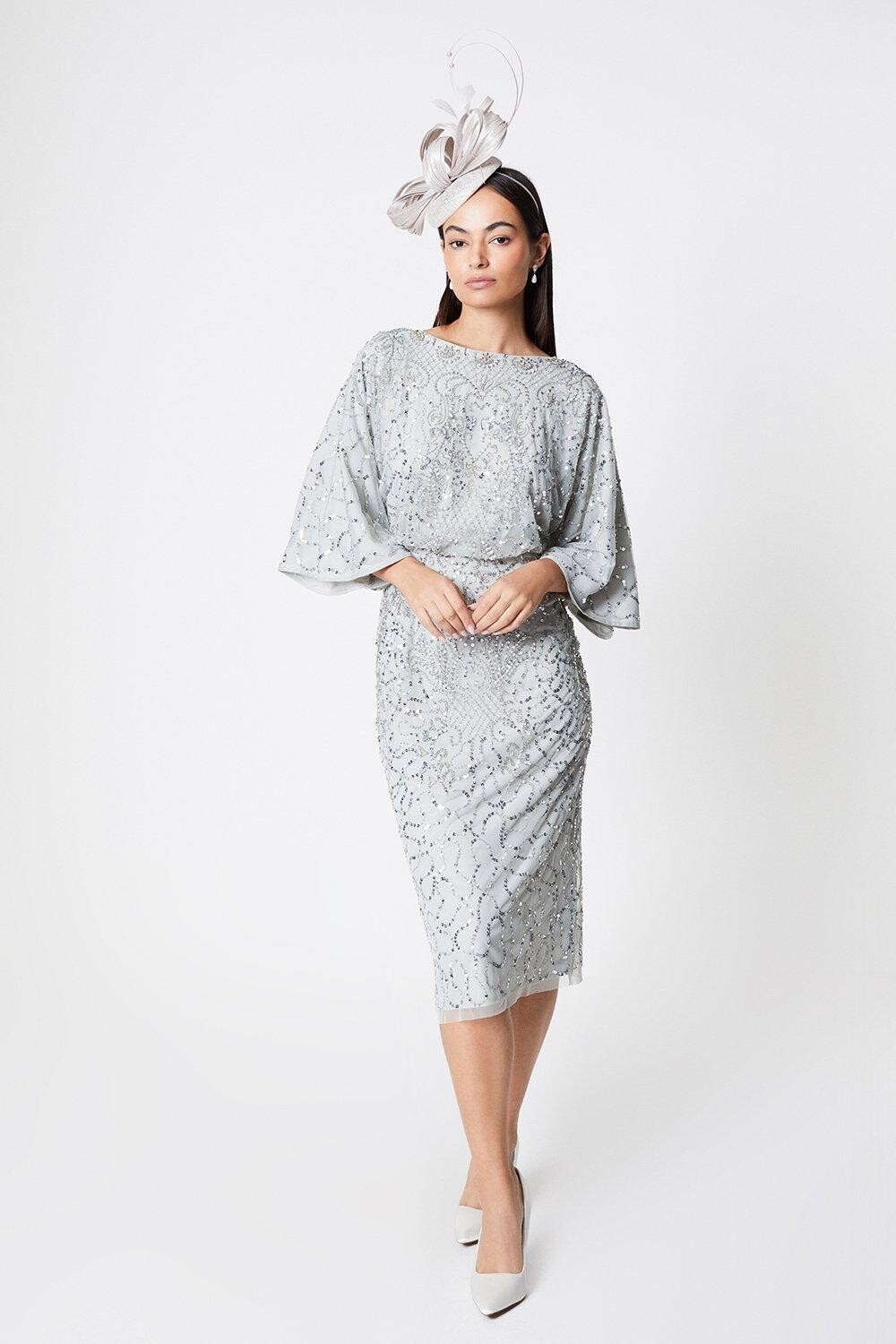 Украшенное платье-миди-карандаш Coast, зеленый
Украшенное платье-миди-карандаш Coast, зеленый