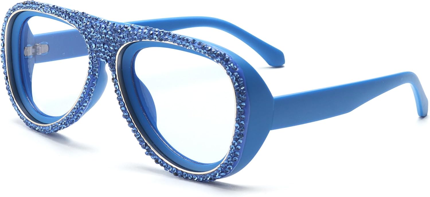 Солнцезащитные очки Bullabulling в стиле ретро с блестками и стразами, модель «пилот», для женщин и мужчин, винтажный стиль 70-х, модные солнцезащитные очки с плоской верхней частью, Blue
Солнцезащитные очки Bullabulling в стиле ретро с блестками и стразами, модель «пилот», для женщин и мужчин, винтажный стиль 70-х, модные солнцезащитные очки с плоской верхней частью, Blue