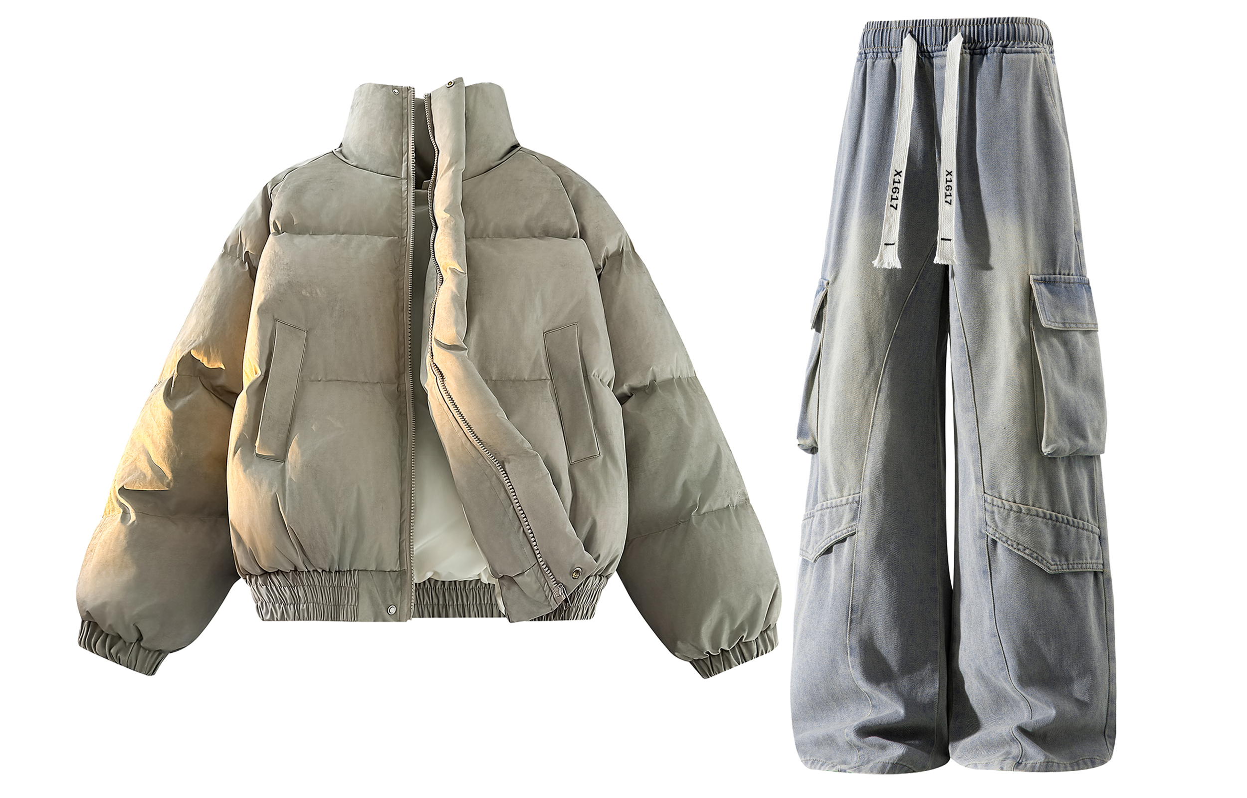 Повседневный спортивный костюм Unisex с воротником стойкой утепленный X1617, camel top+желтый mud pants
Повседневный спортивный костюм Unisex с воротником стойкой утепленный X1617, camel top+желтый mud pants