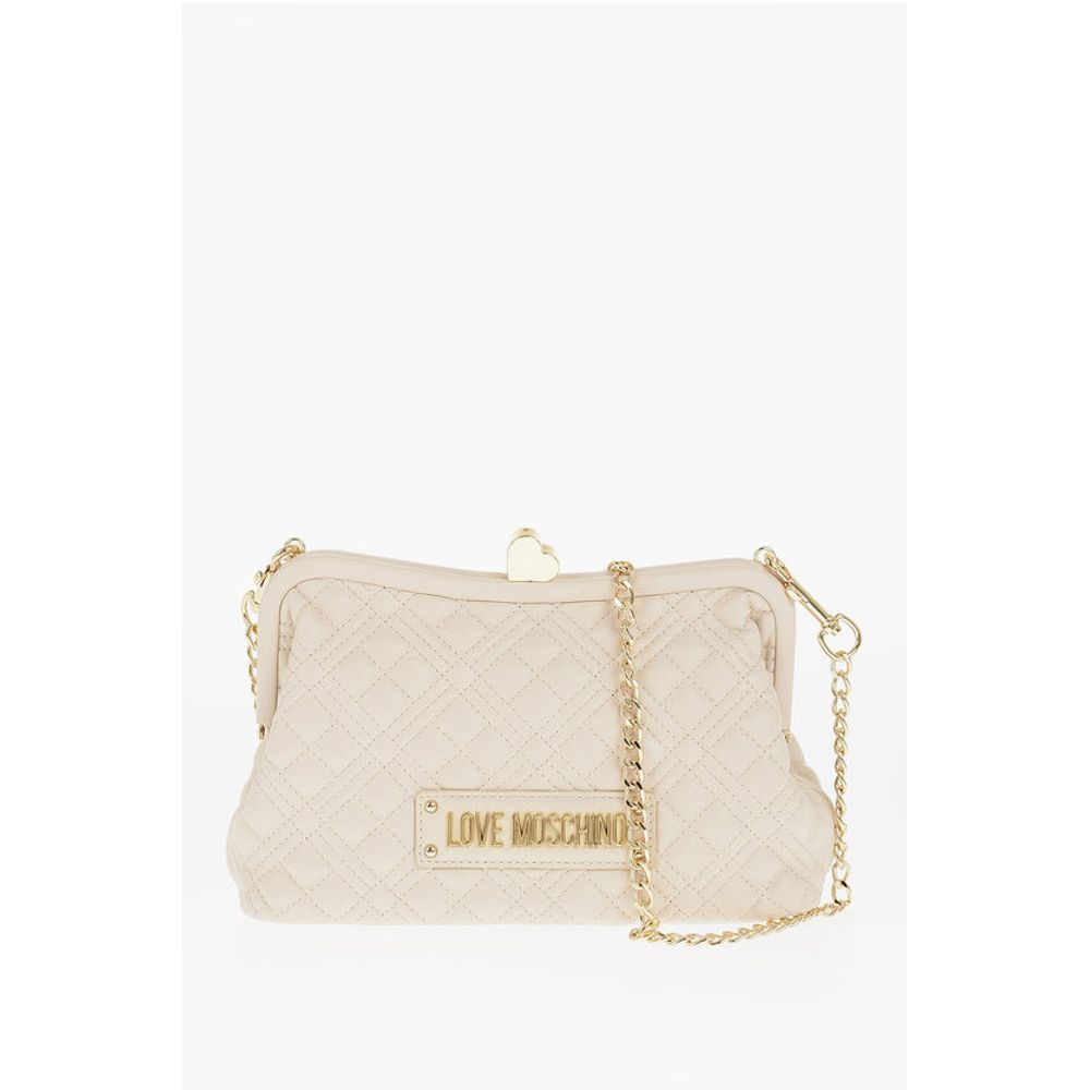 LOVE стеганая сумка из искусственной кожи с золотой цепочкой и сердцем Moschino, бежевый
LOVE стеганая сумка из искусственной кожи с золотой цепочкой и сердцем Moschino, бежевый