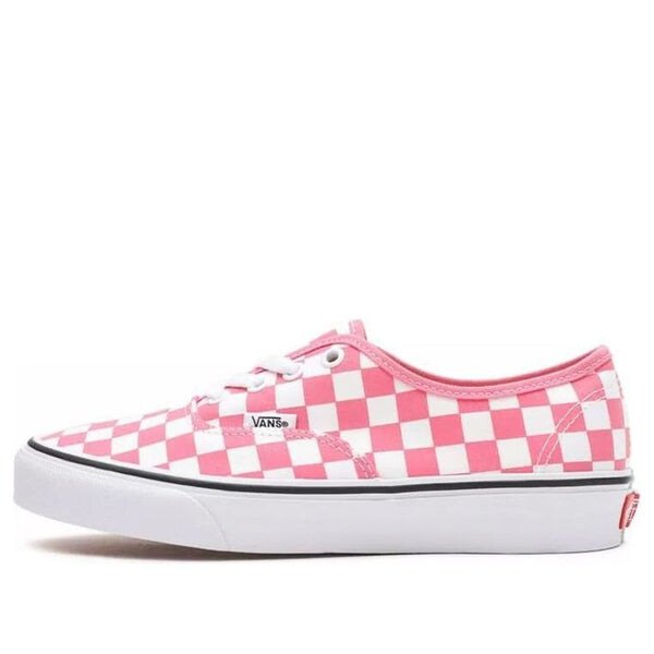 Кроссовки checkerboard authentic checkboard pink/white Vans, розовый 
Кроссовки checkerboard authentic checkboard pink/white Vans, розовый