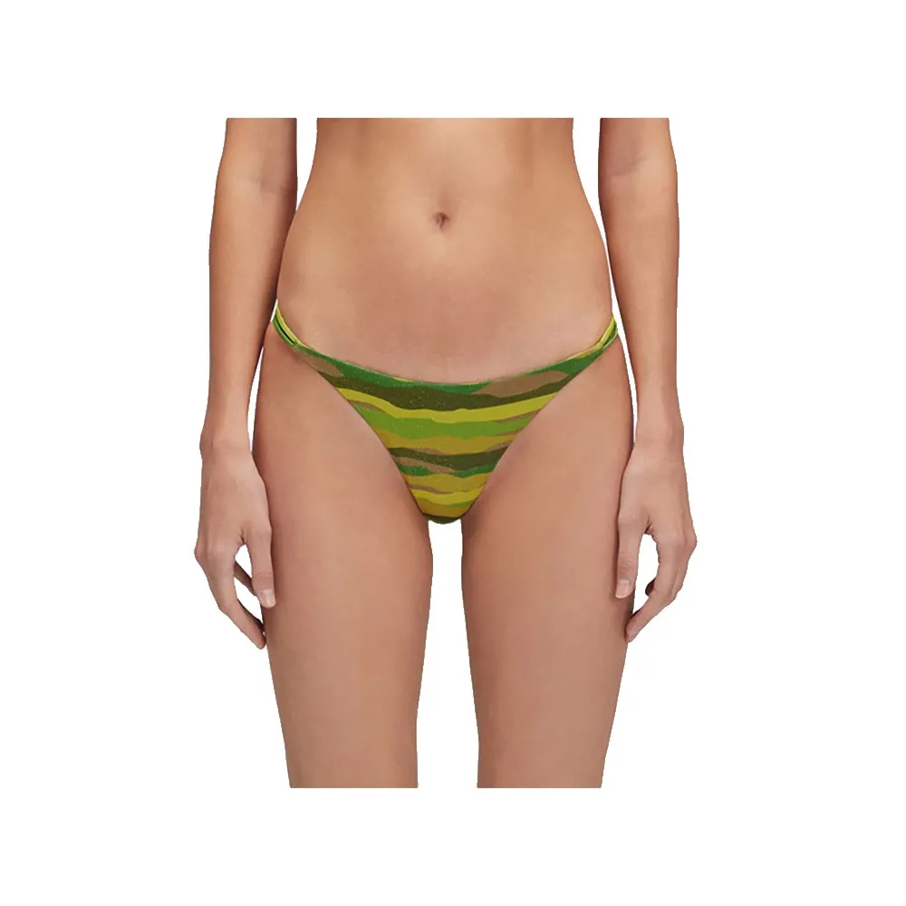 Низ бикини Sundek Ana slip with triple lacing print abstract wave, зеленый
Низ бикини Sundek Ana slip with triple lacing print abstract wave, зеленый