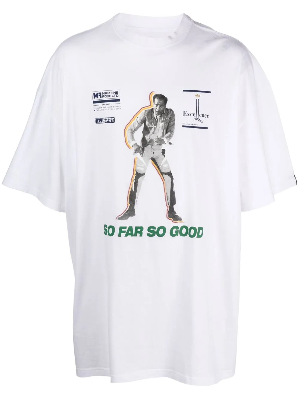 Футболка с графичным принтом Martine Rose, белый
Футболка с графичным принтом Martine Rose, белый