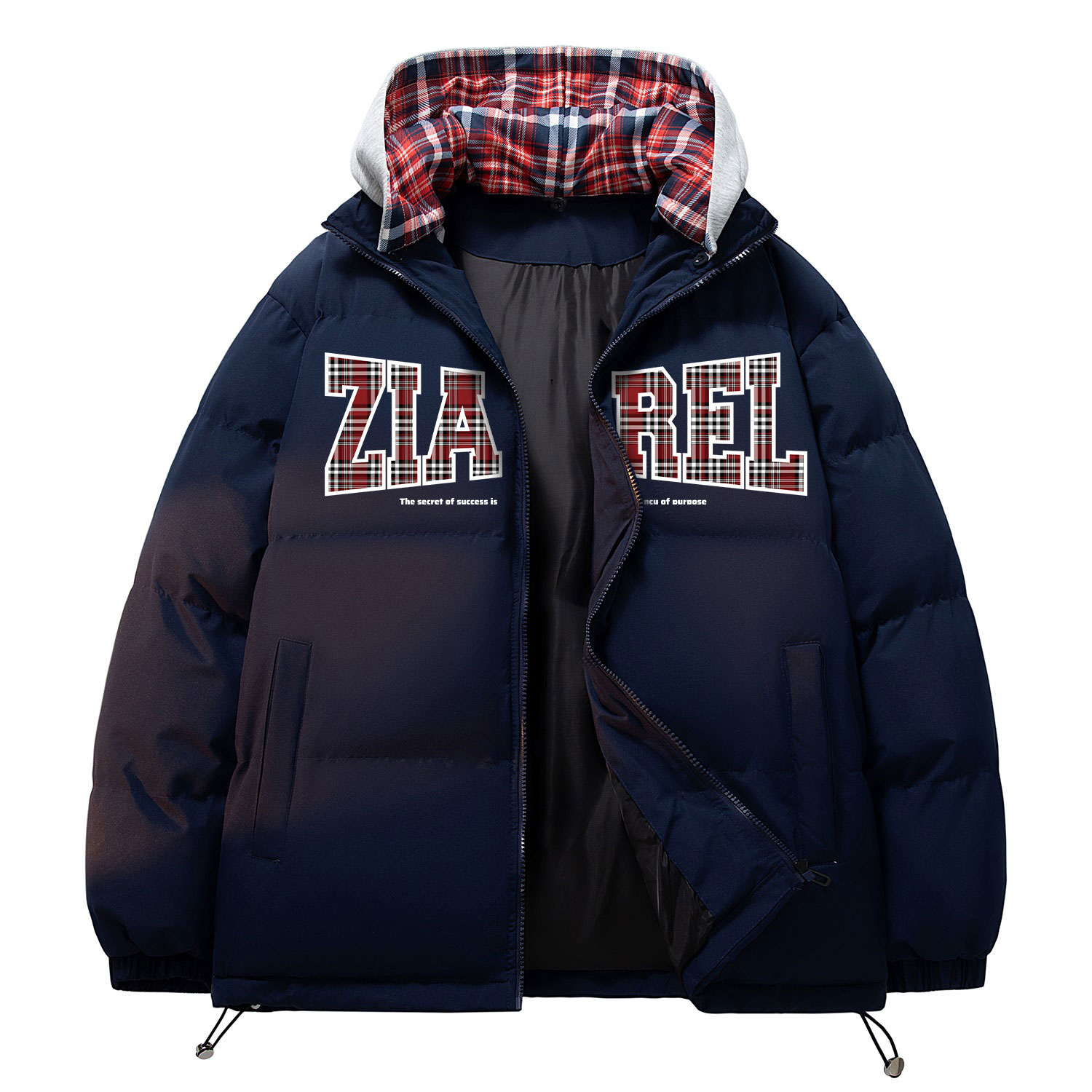 Пуховик Unisex с капюшоном утепленный стеганый ZIAREL, темно-синий
Пуховик Unisex с капюшоном утепленный стеганый ZIAREL, темно-синий