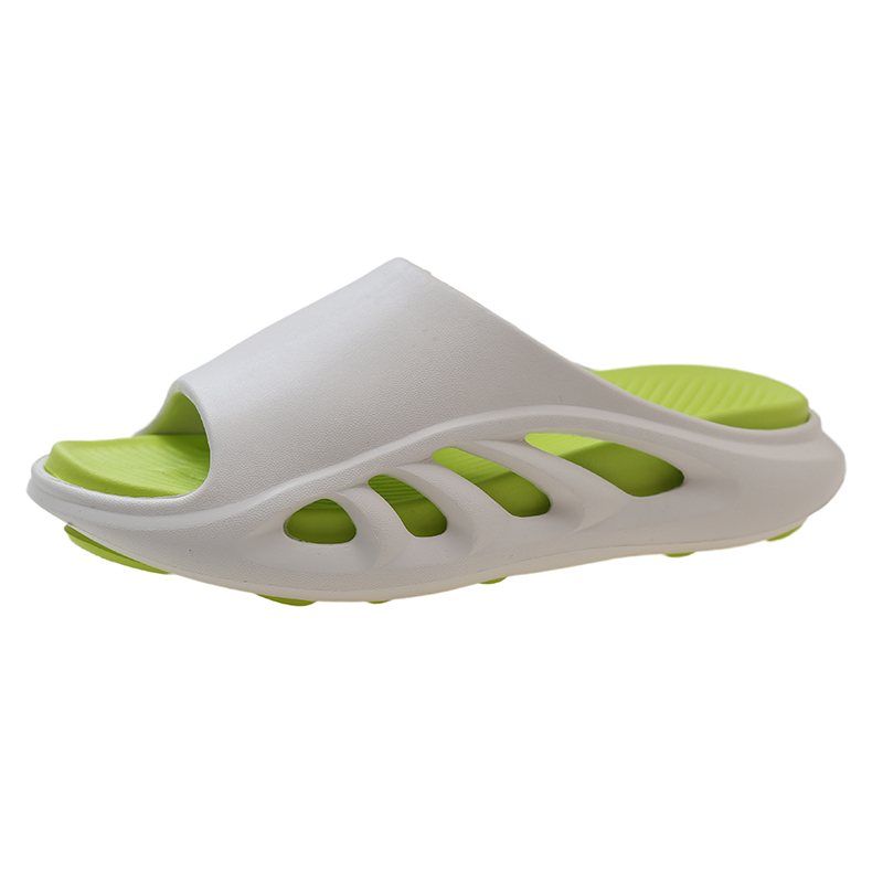 Нескользящие и дышащие детские шлепанцы CAMKIDS, белый/зеленый
Нескользящие и дышащие детские шлепанцы CAMKIDS, белый/зеленый