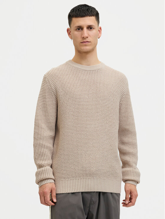Свитер regular fit Global 12287594 Jack & Jones, бежевый
Свитер regular fit Global 12287594 Jack & Jones, бежевый