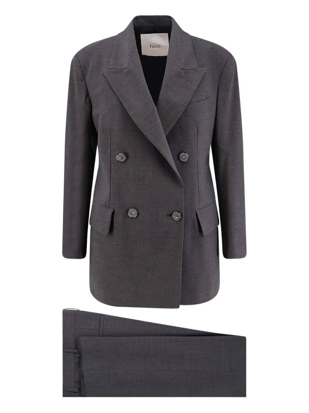 Костюм Rocchetta с двубортным пиджаком Hevo, серый
Костюм Rocchetta с двубортным пиджаком Hevo, серый