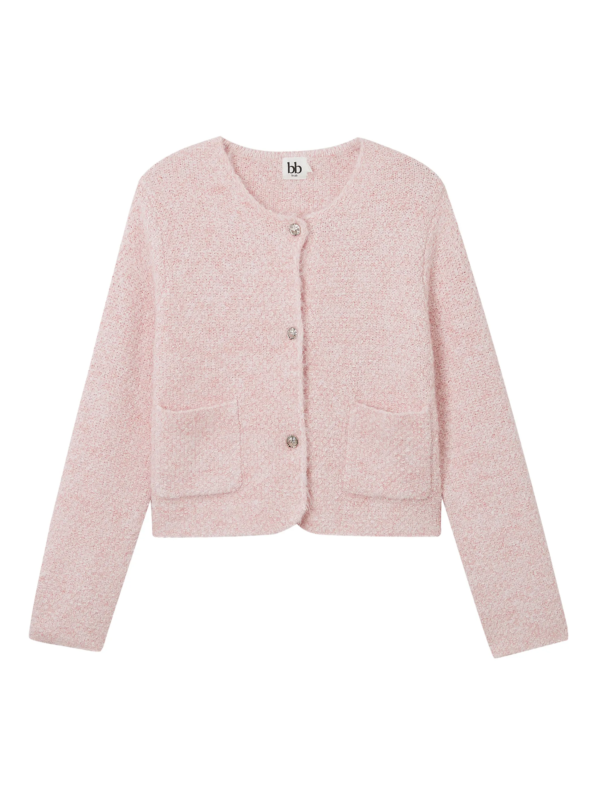 Кардиган с карманами на пуговицах B+Ab, розовый
Кардиган с карманами на пуговицах B+Ab, розовый